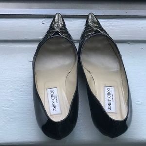 Jimmy Choo black kitten heels